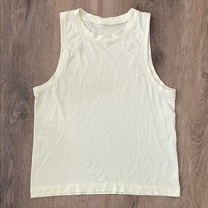 Lululemon Train To Be Tank Top Elixir Neon Light Yellow Size 4 Running Training